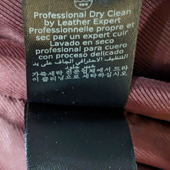 John Varvatos Men's Goat Suede Leather Camel Tan Field Jacket Size S - Picture 16 of 16